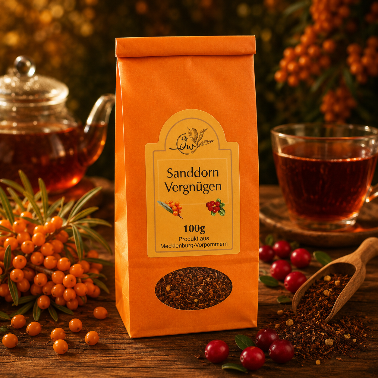 Sanddornvergnuegen Rotbuschtee - 100g