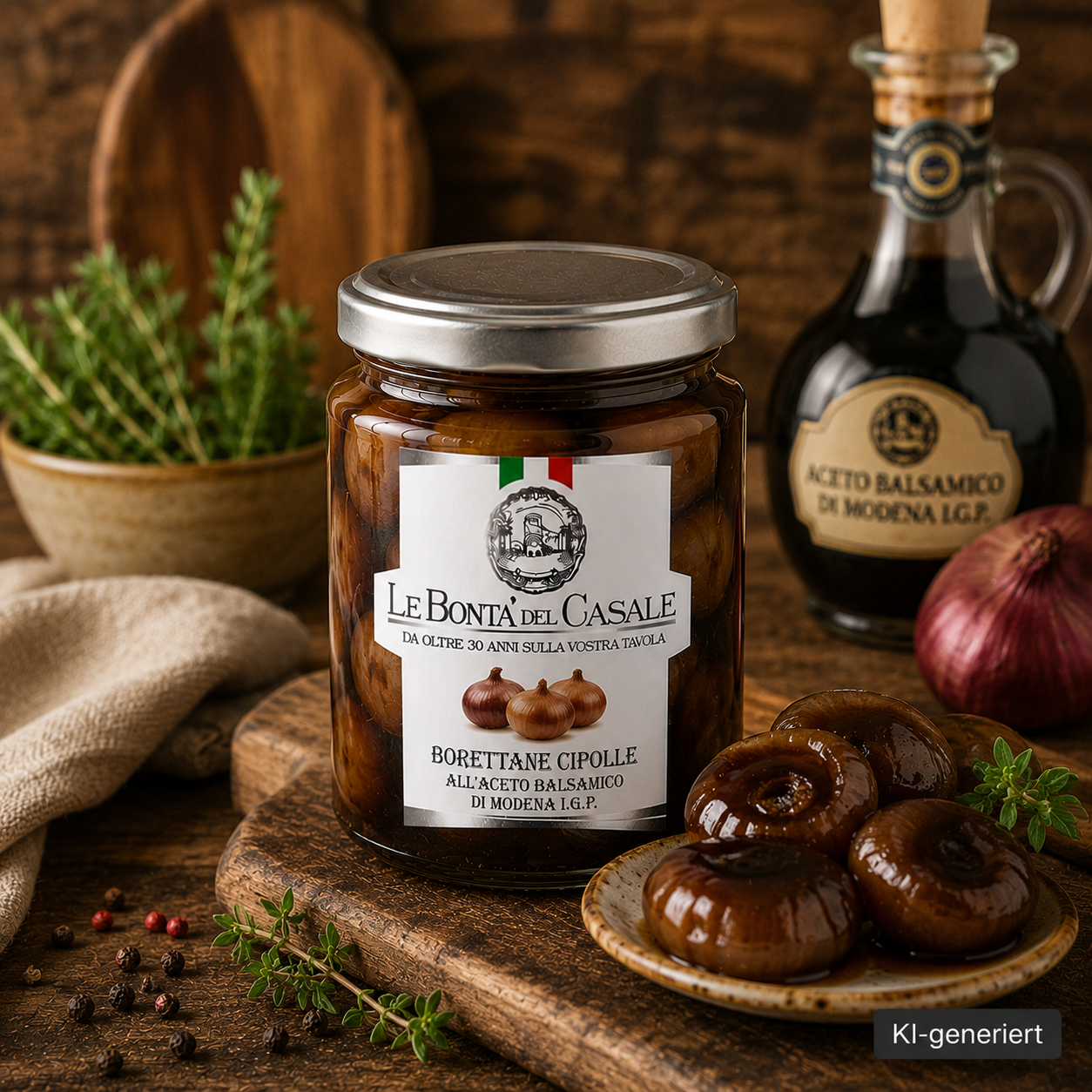 Cipolle Borettane all Aceto Balsamico di Modena I.G.P. - 280g