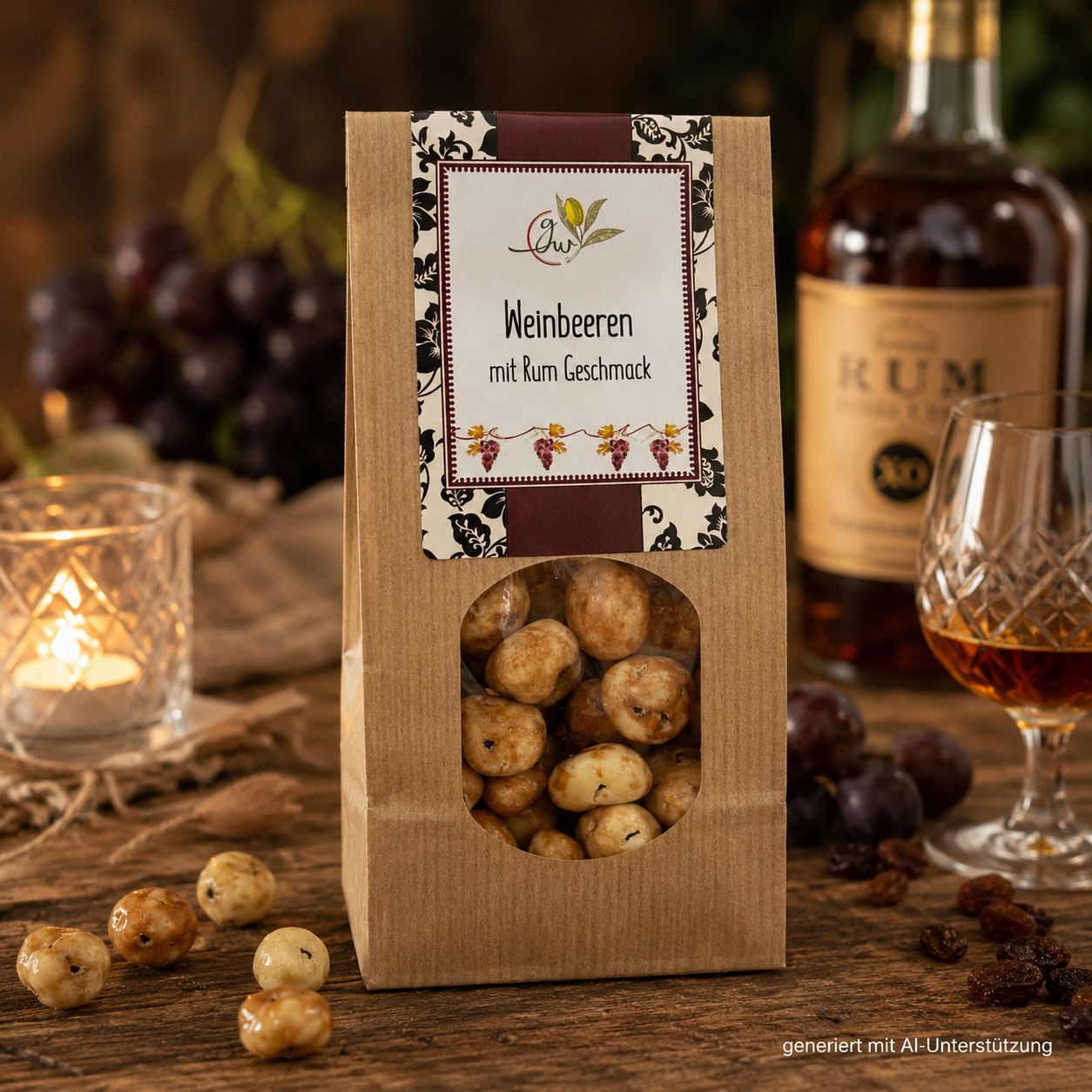 Weinbeeren mit Rum-Geschmack - 150g
