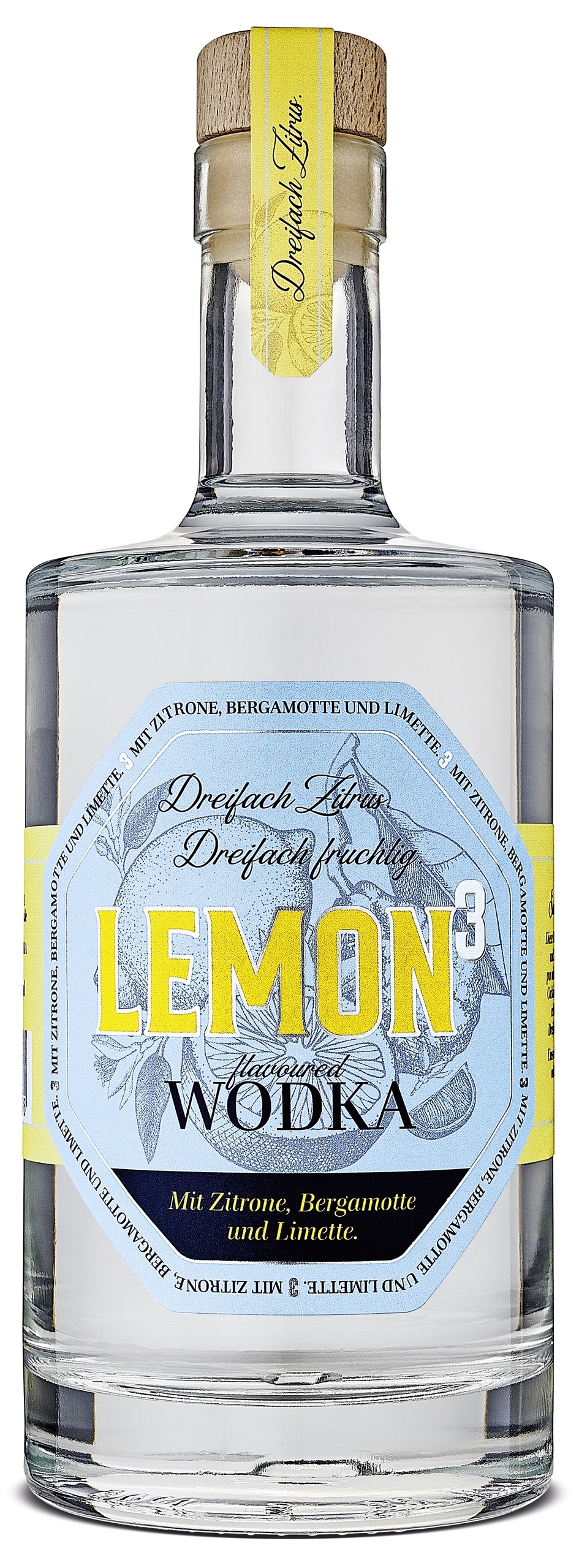 Lemon³ Wodka - 40% vol. - 500ml