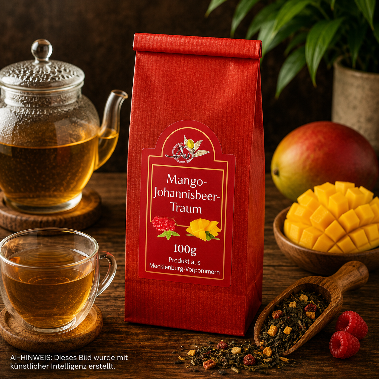 Mango Johannisbeer Traum - Schwarztee - 100g