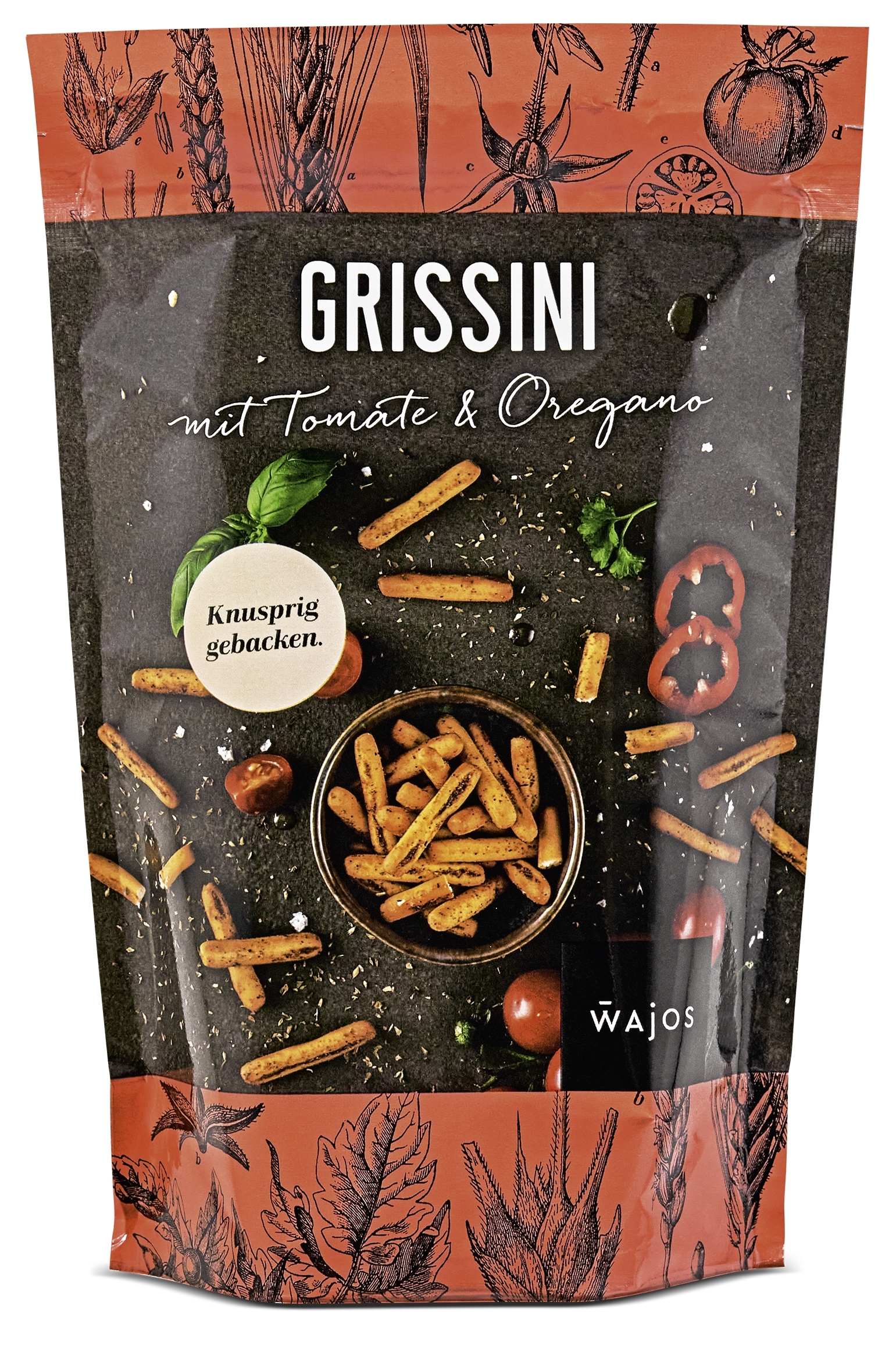 Grissini mit Tomate & Oregano - 75g