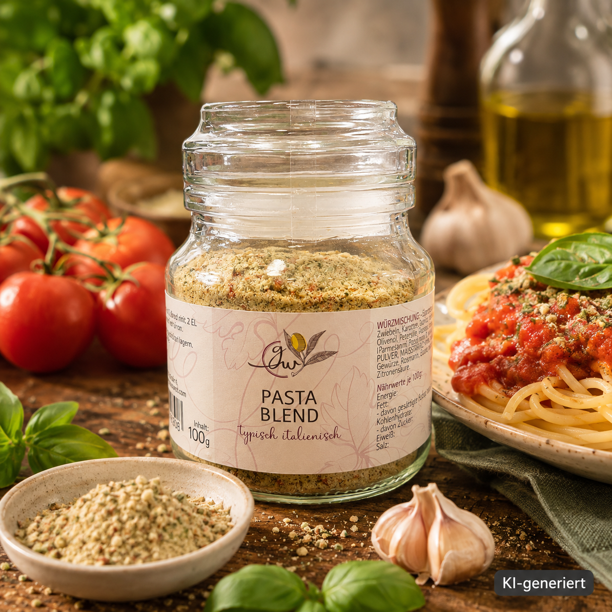 Pasta Blend mit Parmesanaroma - 100g