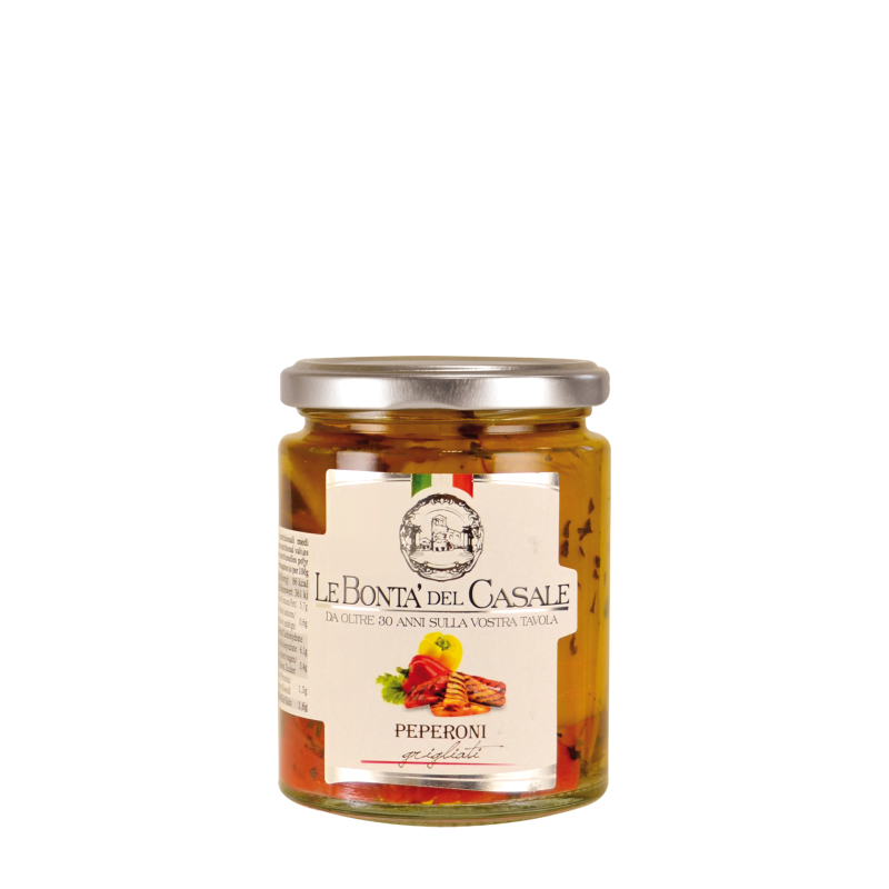 Peperoni grigliata in Olio - gegrillte Paprika in Öl - 280g