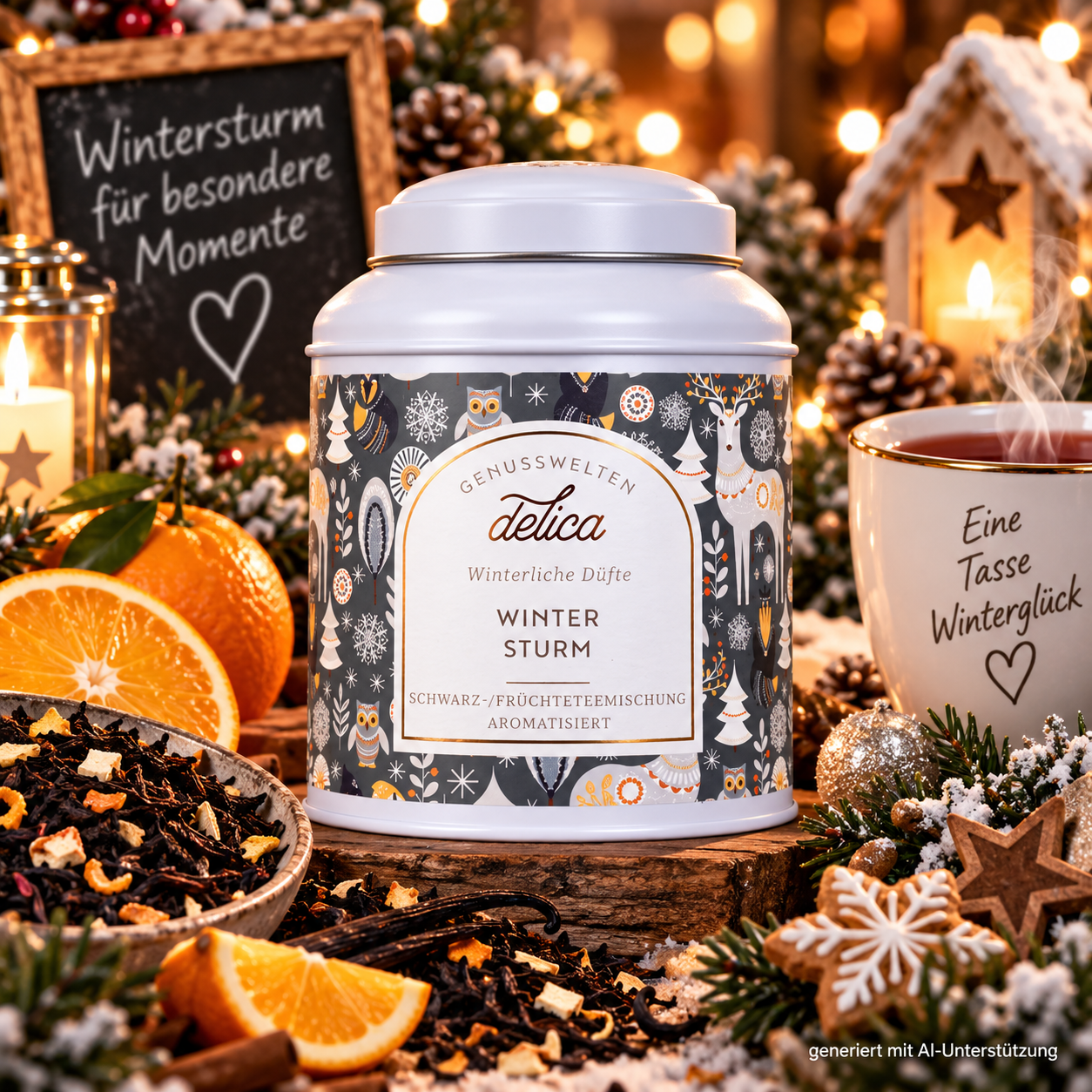 Wintersturm Schwarztee - Dose - 100g