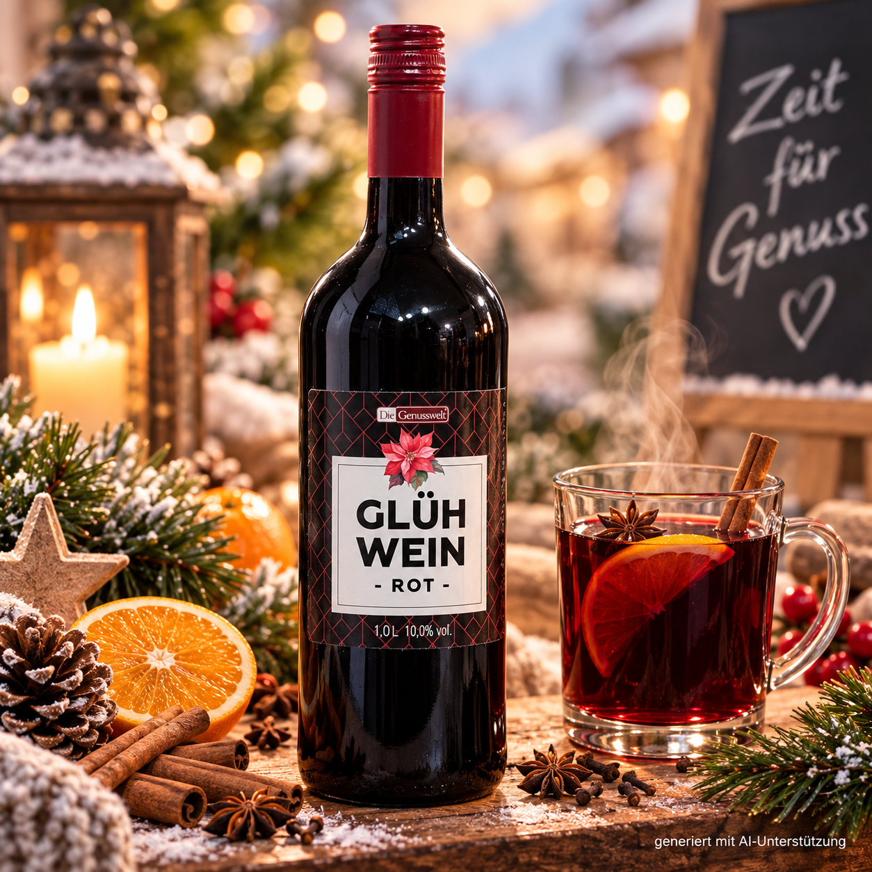 Glühwein rot - 10% vol. - 1.000ml