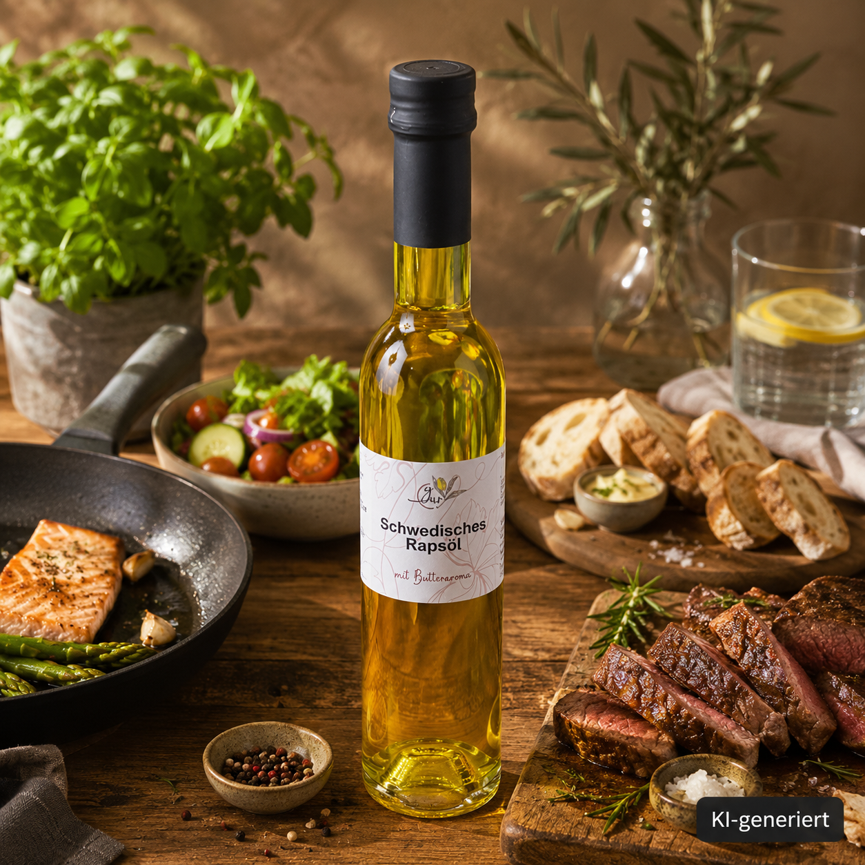 Schwedisches Rapsöl mit Butteraroma - 250ml