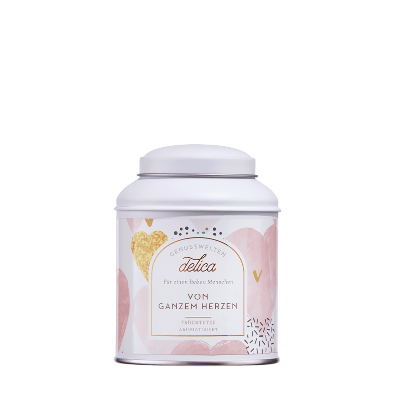 Von ganzem Herzen Früchtetee - Dose - 100g