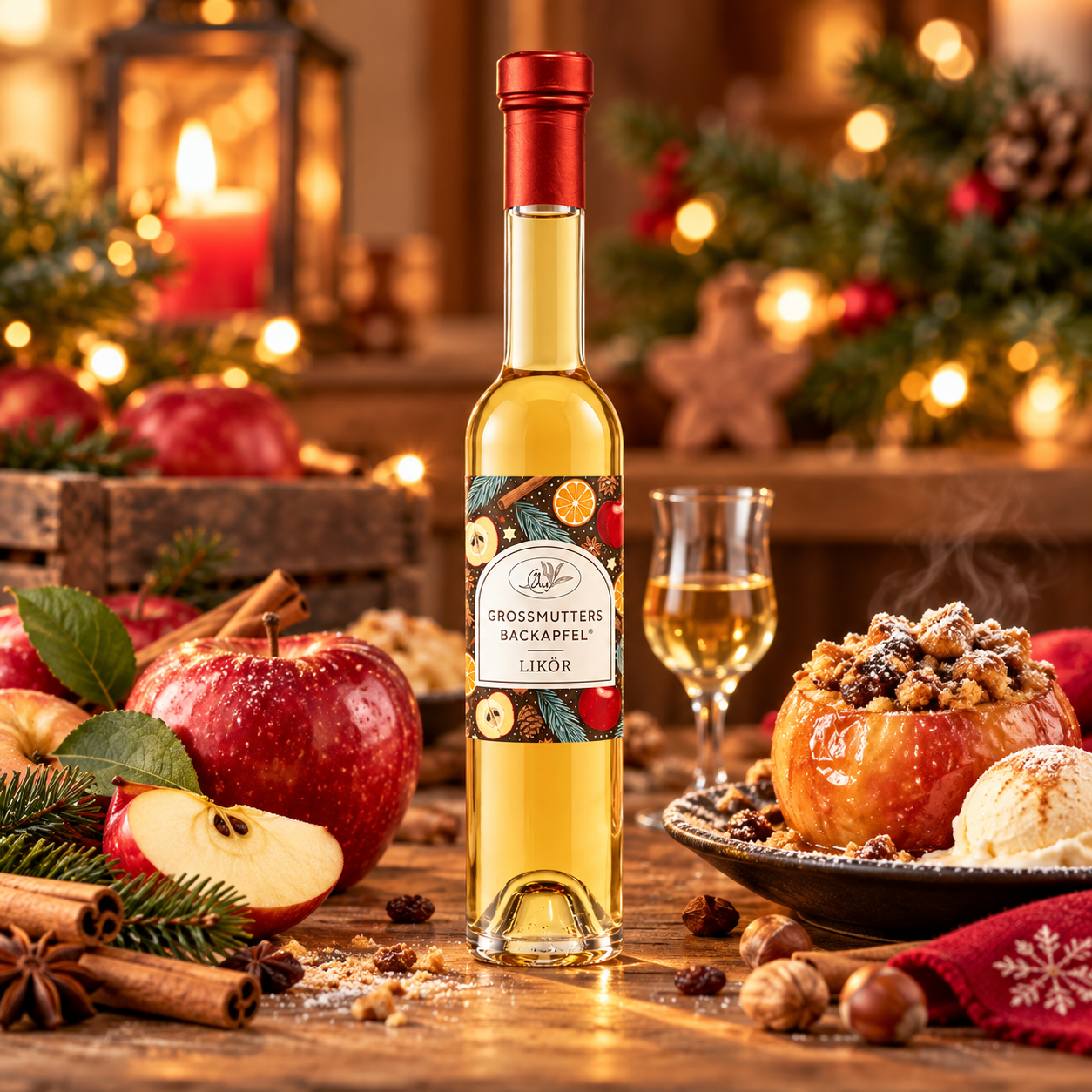 Grossmutters Backapfel Likoer - 18% vol. - 200ml