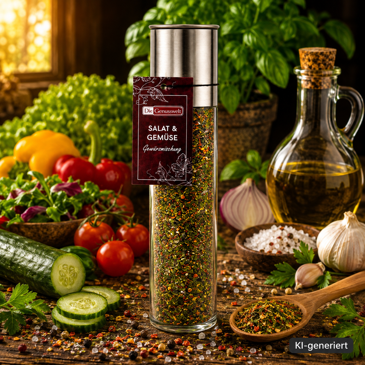 Salat & Gemuese Gewuerze in der Muehle - 115g
