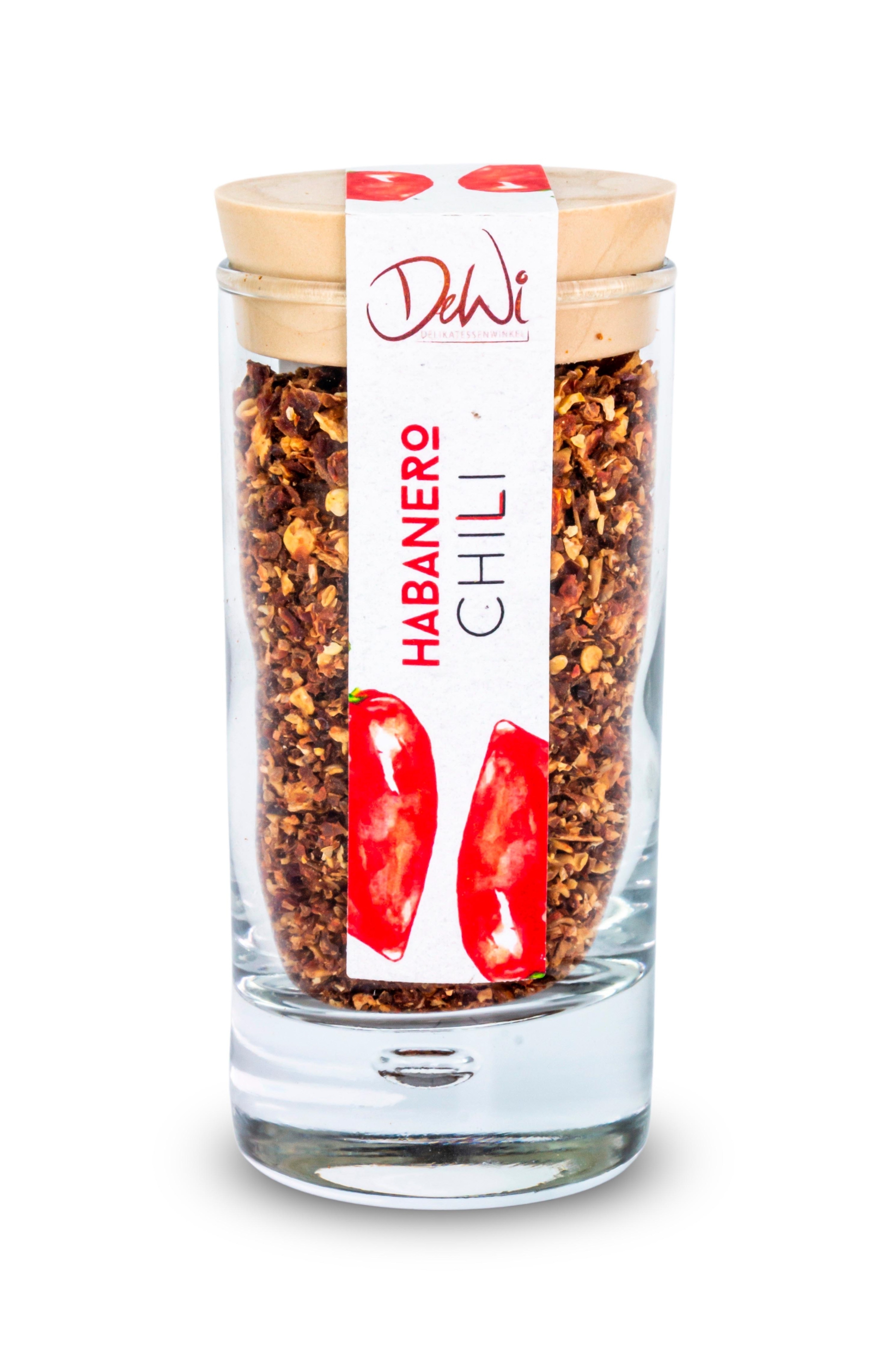 Habanero Chili Gewuerz - Korkenglas - 20g