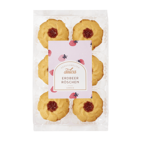 Erdbeer Roeschen Gebaeck - 150g