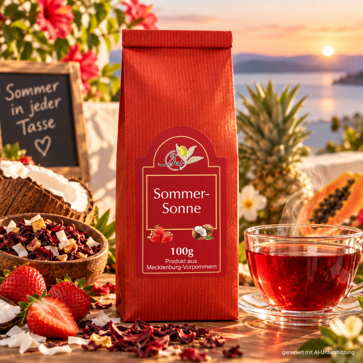 Sommersonne - Rotbuschtee - 100g