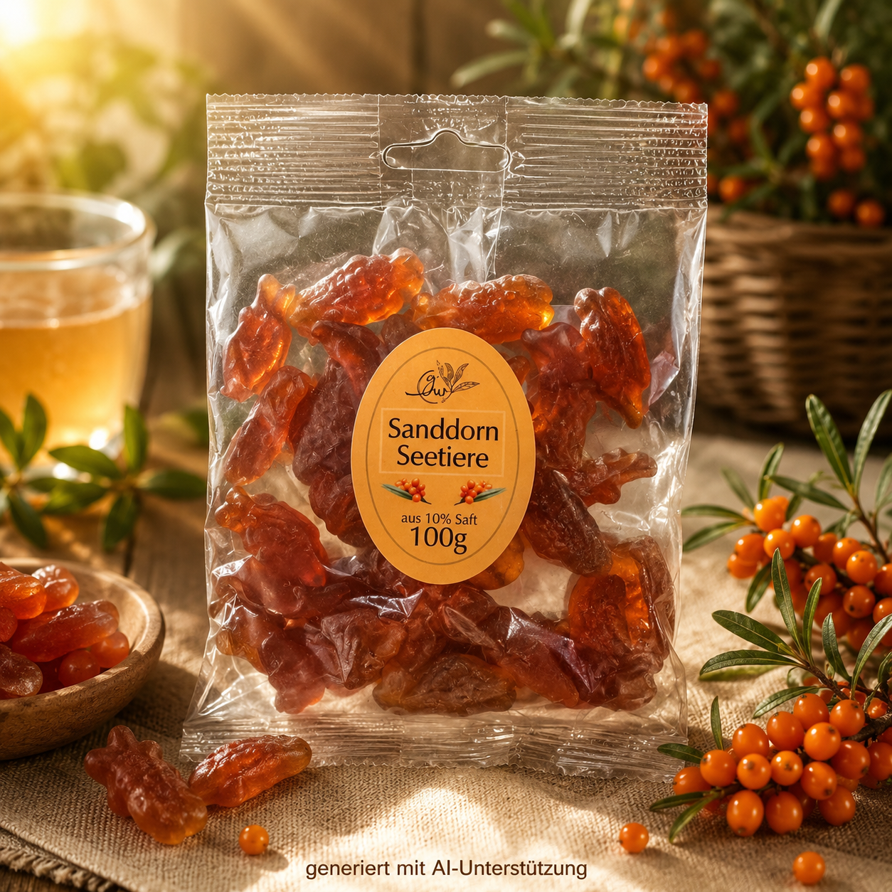 Sanddorn Seetiere Fruchtgummi - 100g
