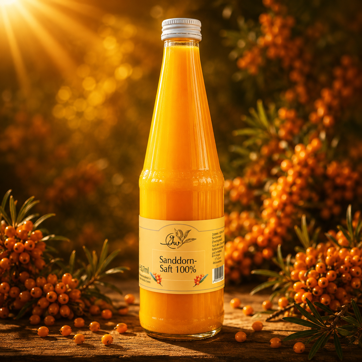 Sanddorn Saft - 100% - 700ml