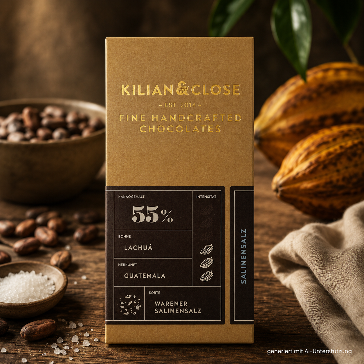 55% Salinensalz Schokolade - 80g