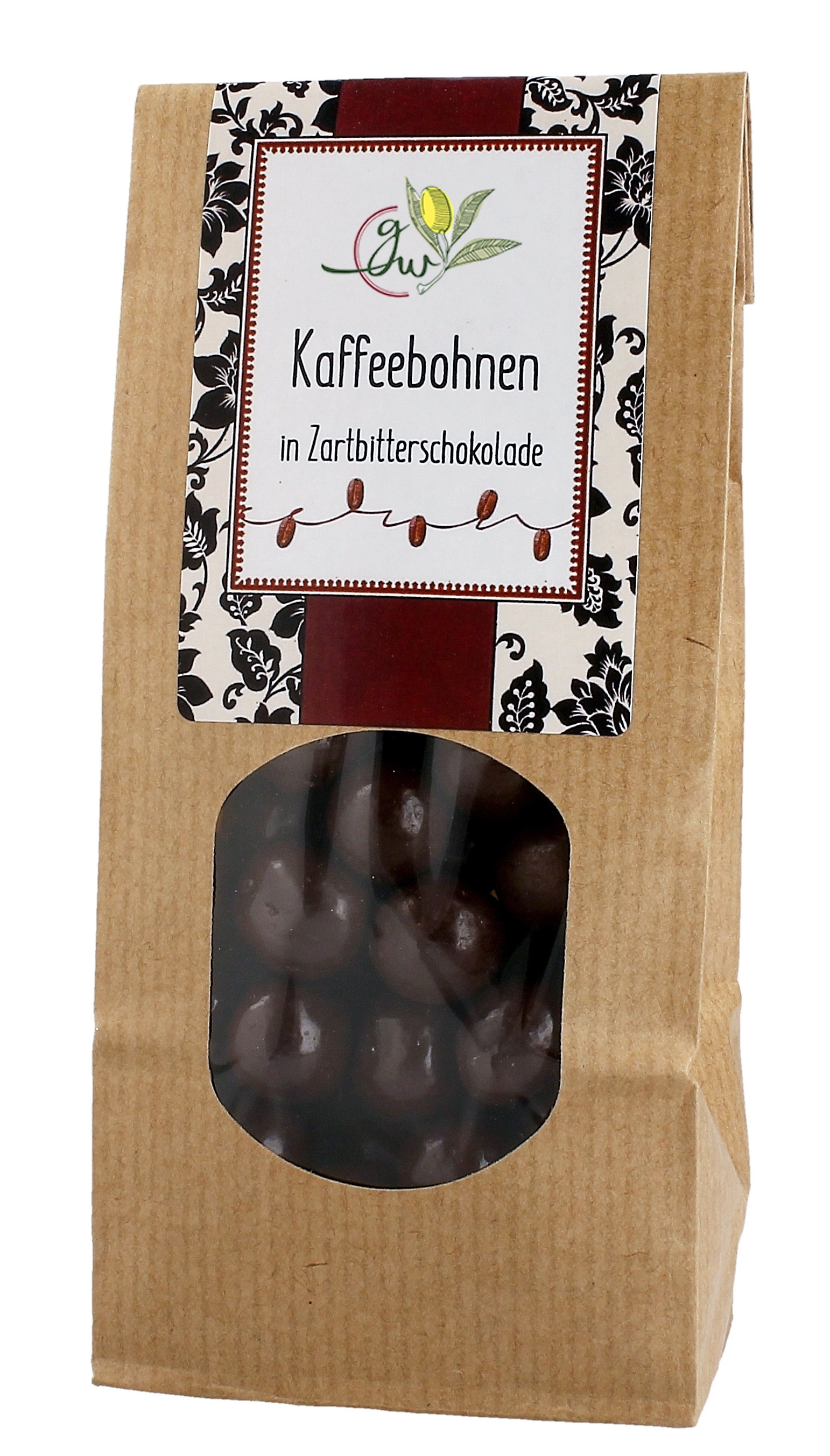 Kaffeebohnen in dunkler Schokolade - 150g