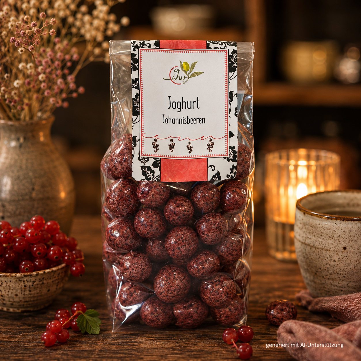 Johannisberen in Joghurtschokolade - 200g