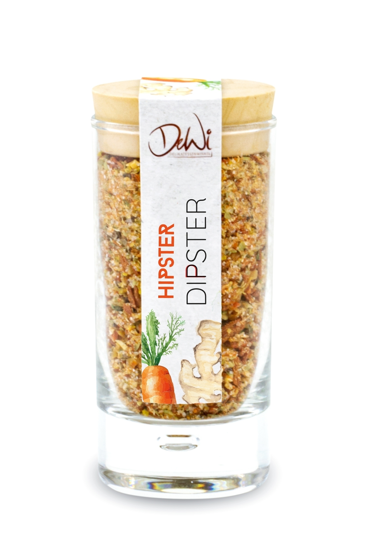 Ingwer Karotten Dip Gewuerzemischung - Korkenglas - 170g