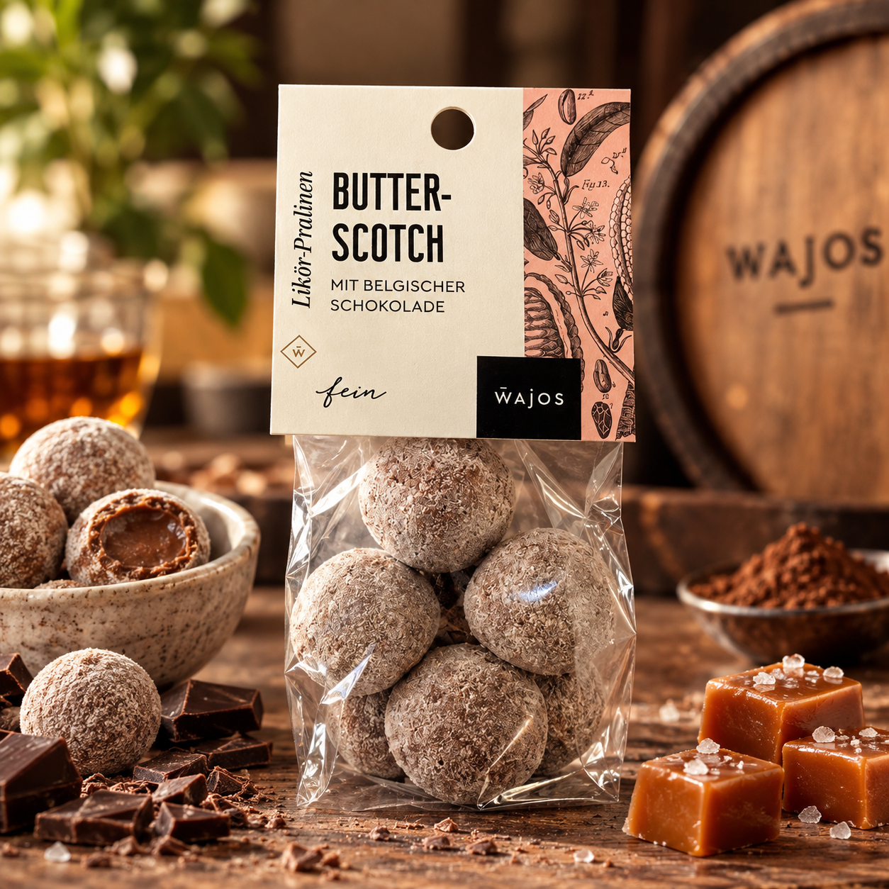 Likör Pralinen - Butterscotch - 100g