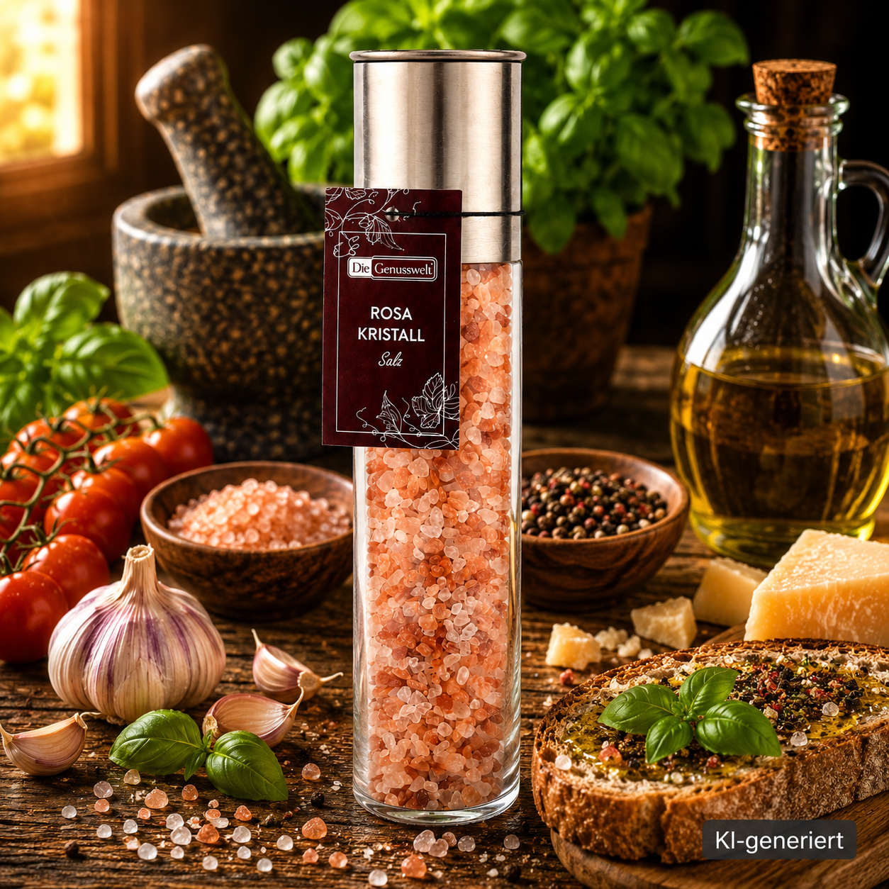 Rosa Kristallsalz grob in der Muehle - 250g