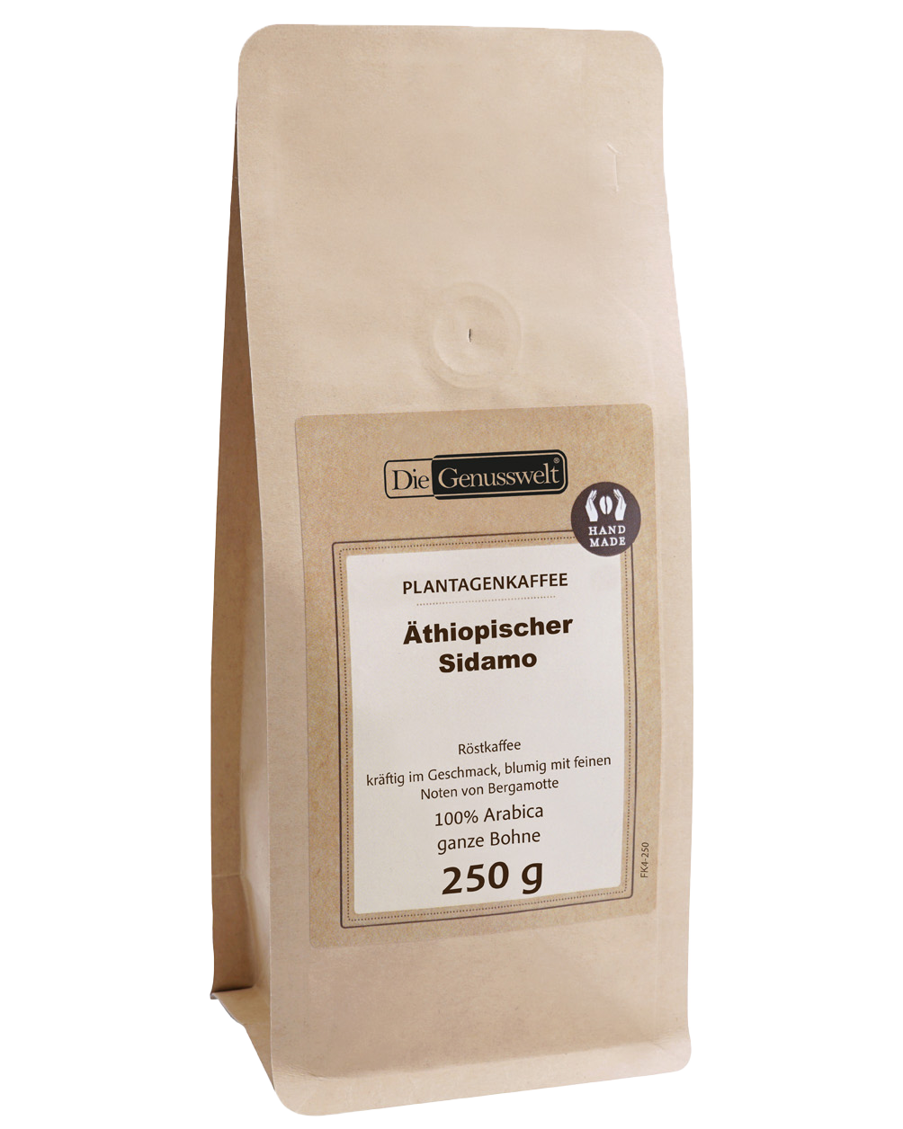 Äthiopischer Sidamo Kaffee - 250g - gemahlen