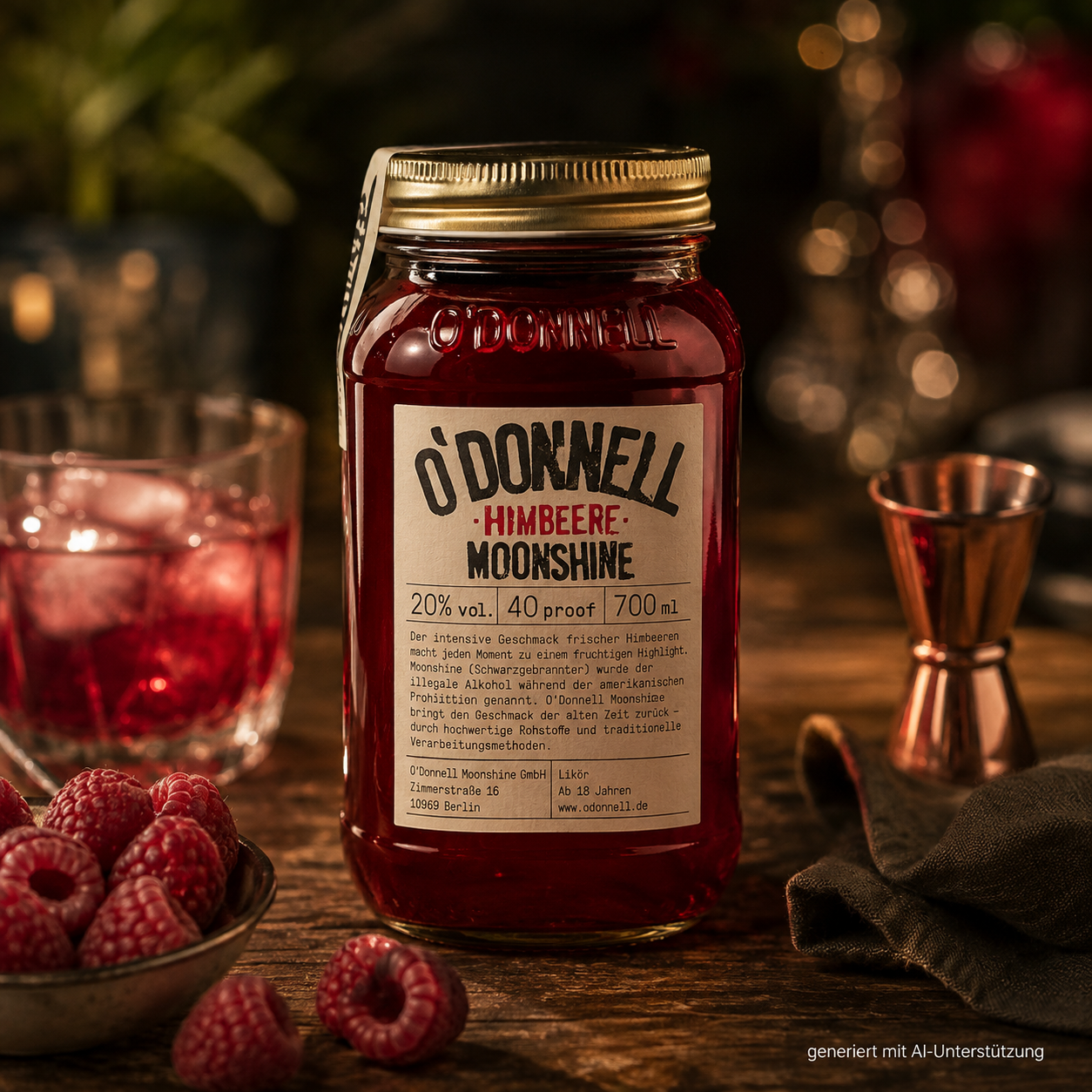 Himbeere - O´Donnell - 20% vol. - 700ml