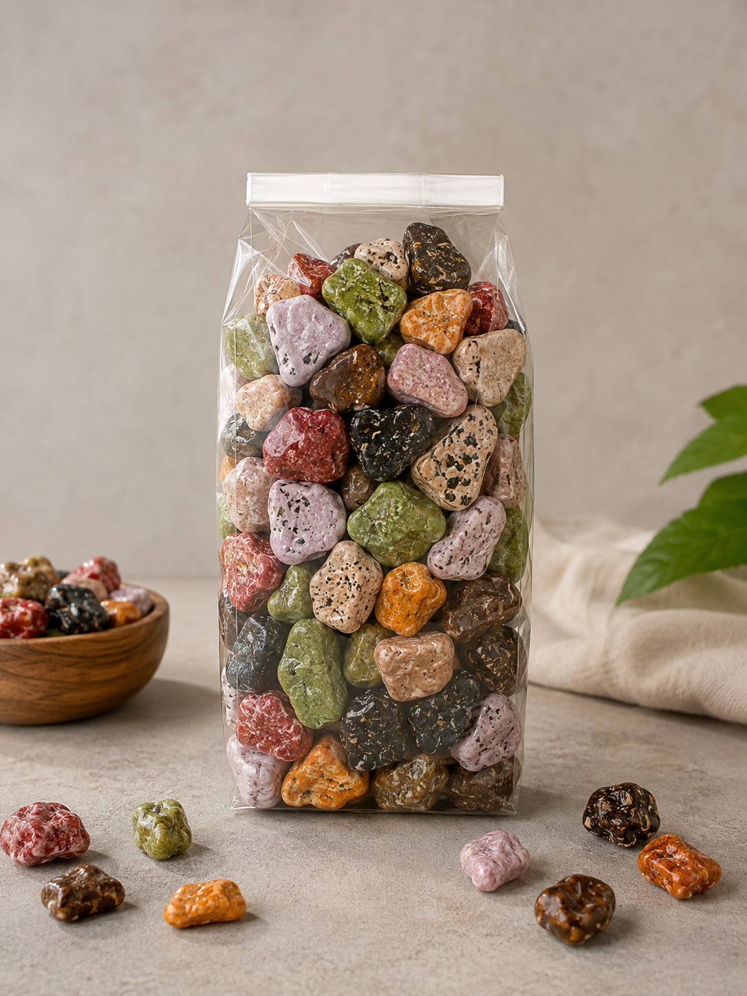 Kieselsteine - Vollmilchschokolade mit Zuckerkruste - 200g