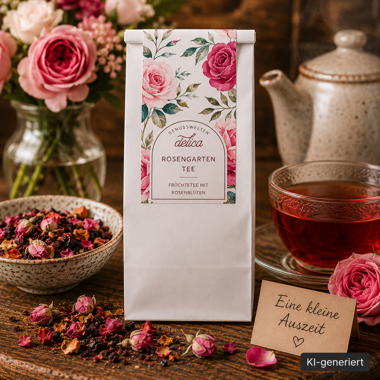 Rosengarten Früchtetee - 100g