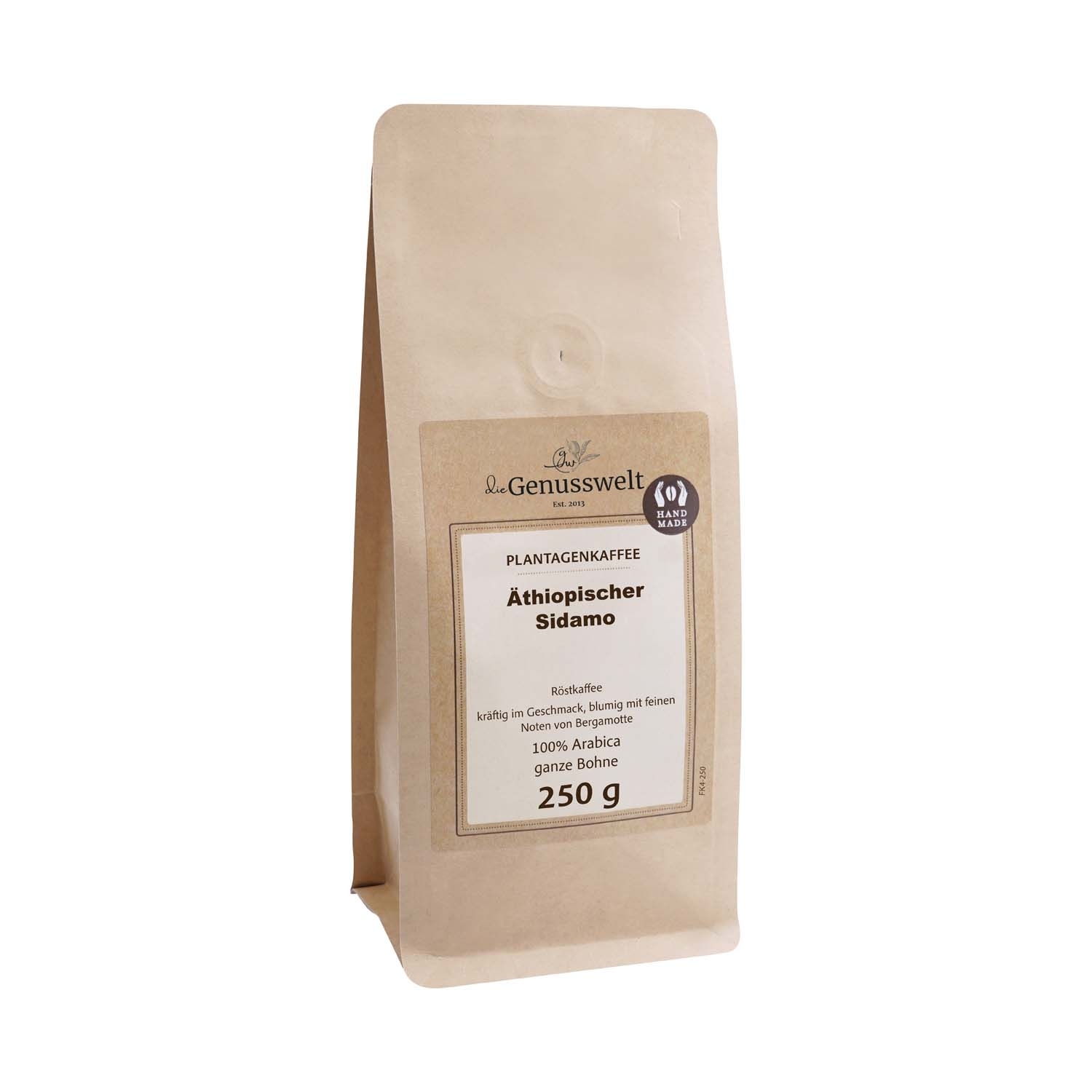 Äthiopischer Sidamo Kaffee - 250g - gemahlen