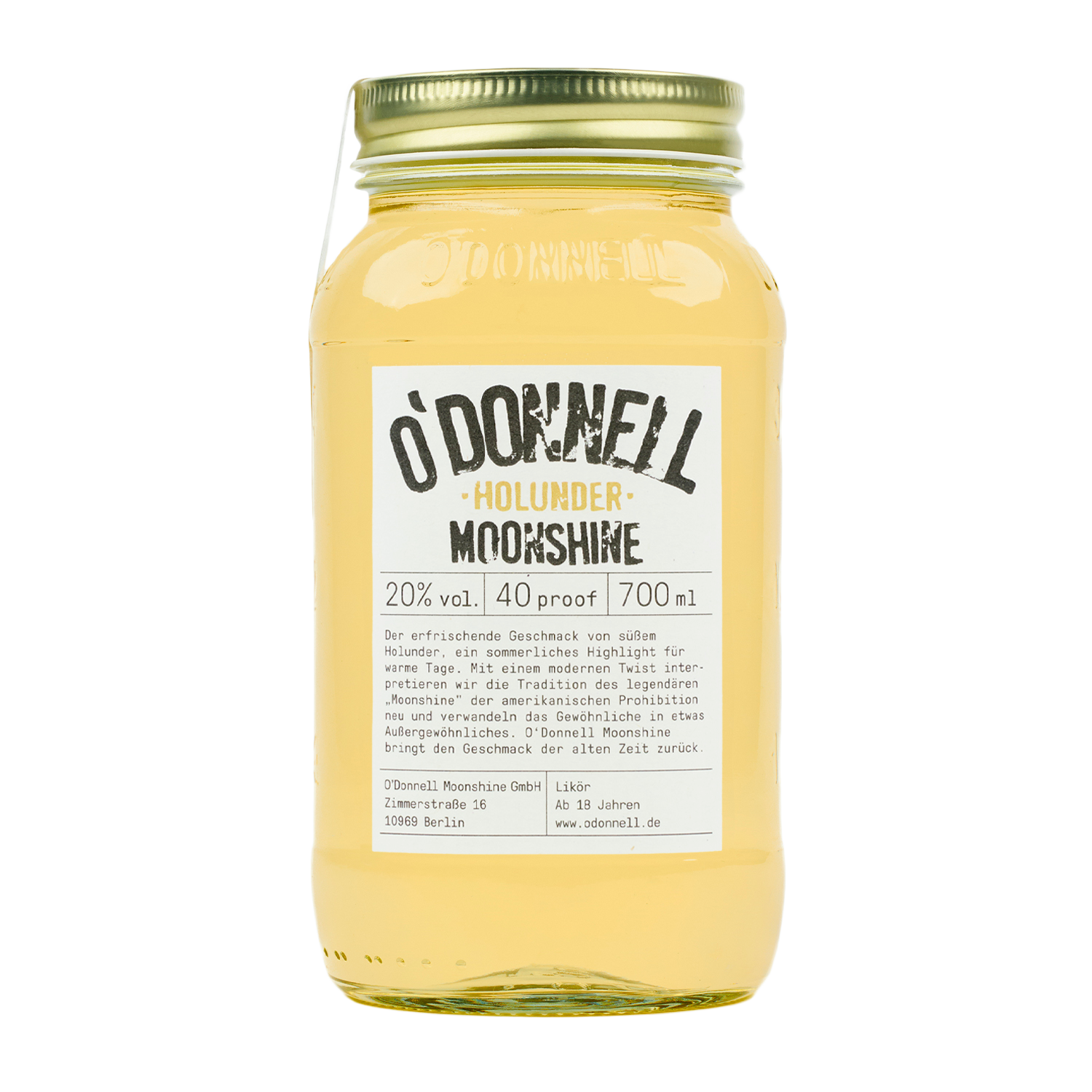 Holunder - O´Donnell - 20% vol. - 700ml