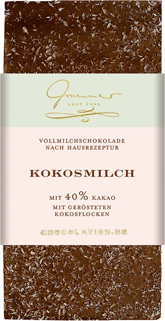 Kokosmilch Vollmilchschokolade - 100g