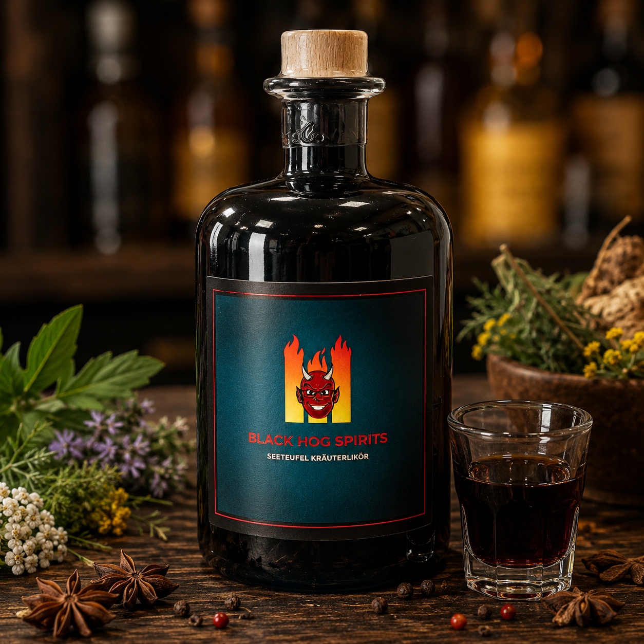 Seeteufel Kraeuterlikoer - 51% vol. - 500ml