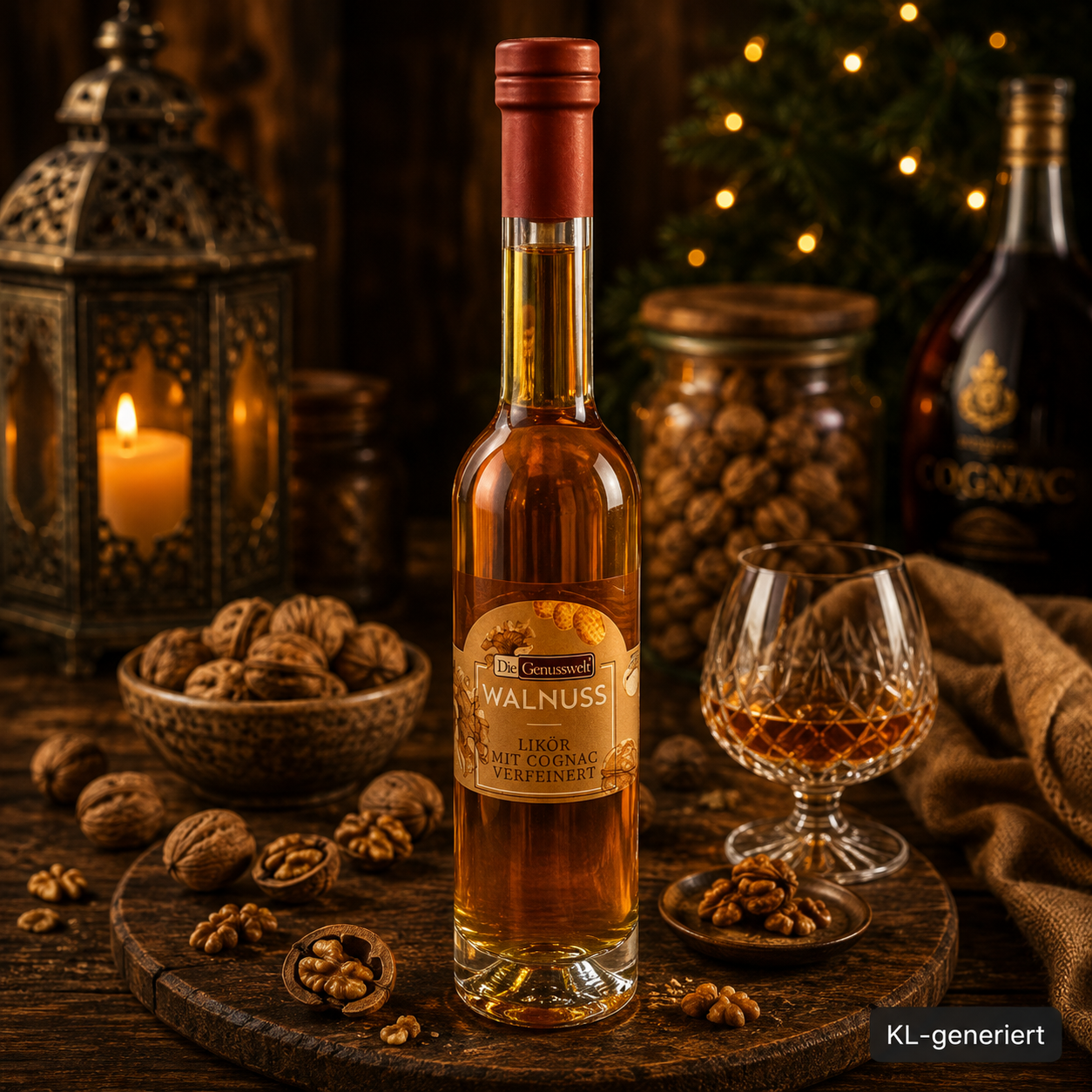 Walnuss Likör mit Cognac verfeinert - 28% vol. - 200ml
