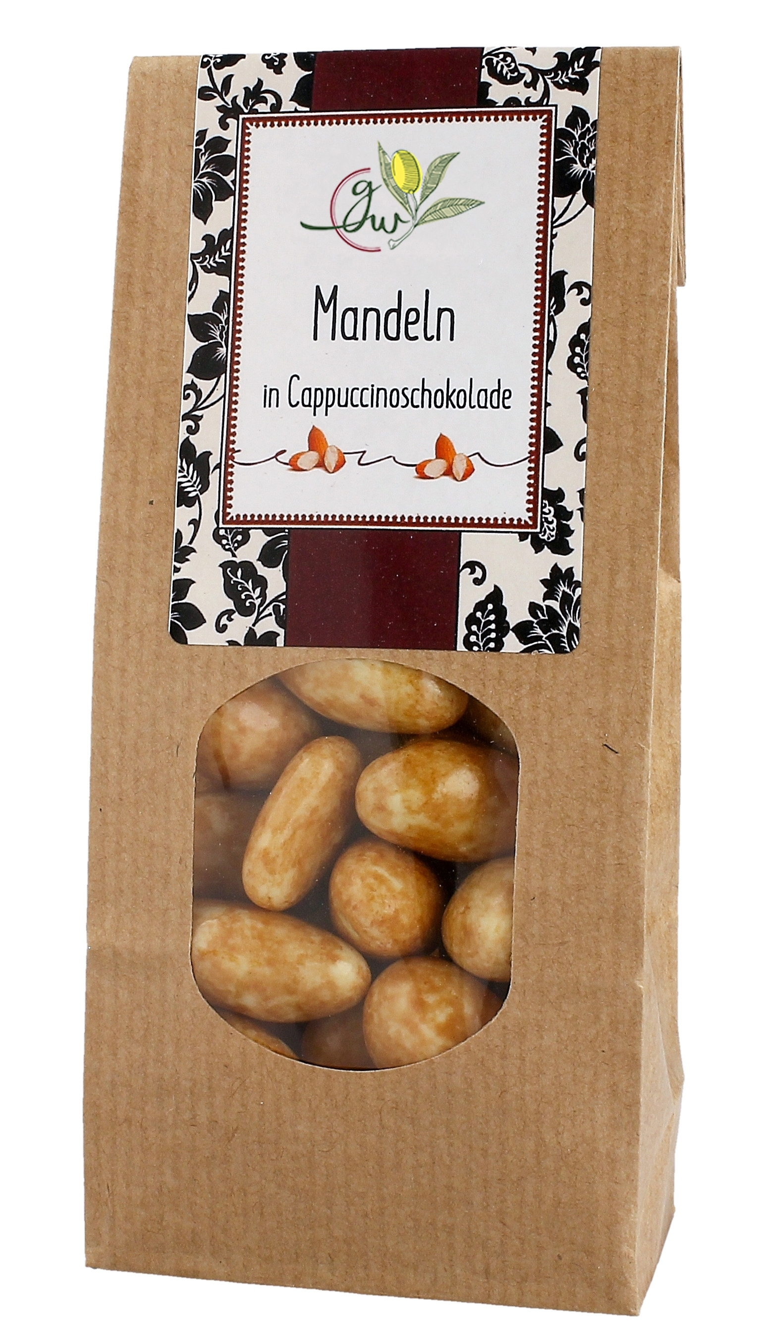 Mandeln in Cappuccinoschokolade - 150g