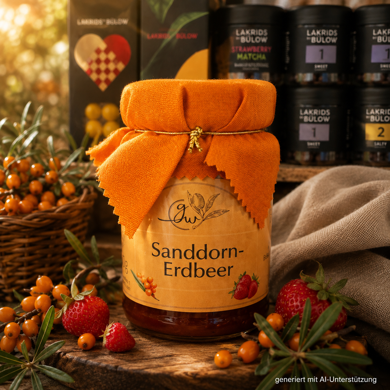 Sanddorn Erdbeer Konfituere - 260g
