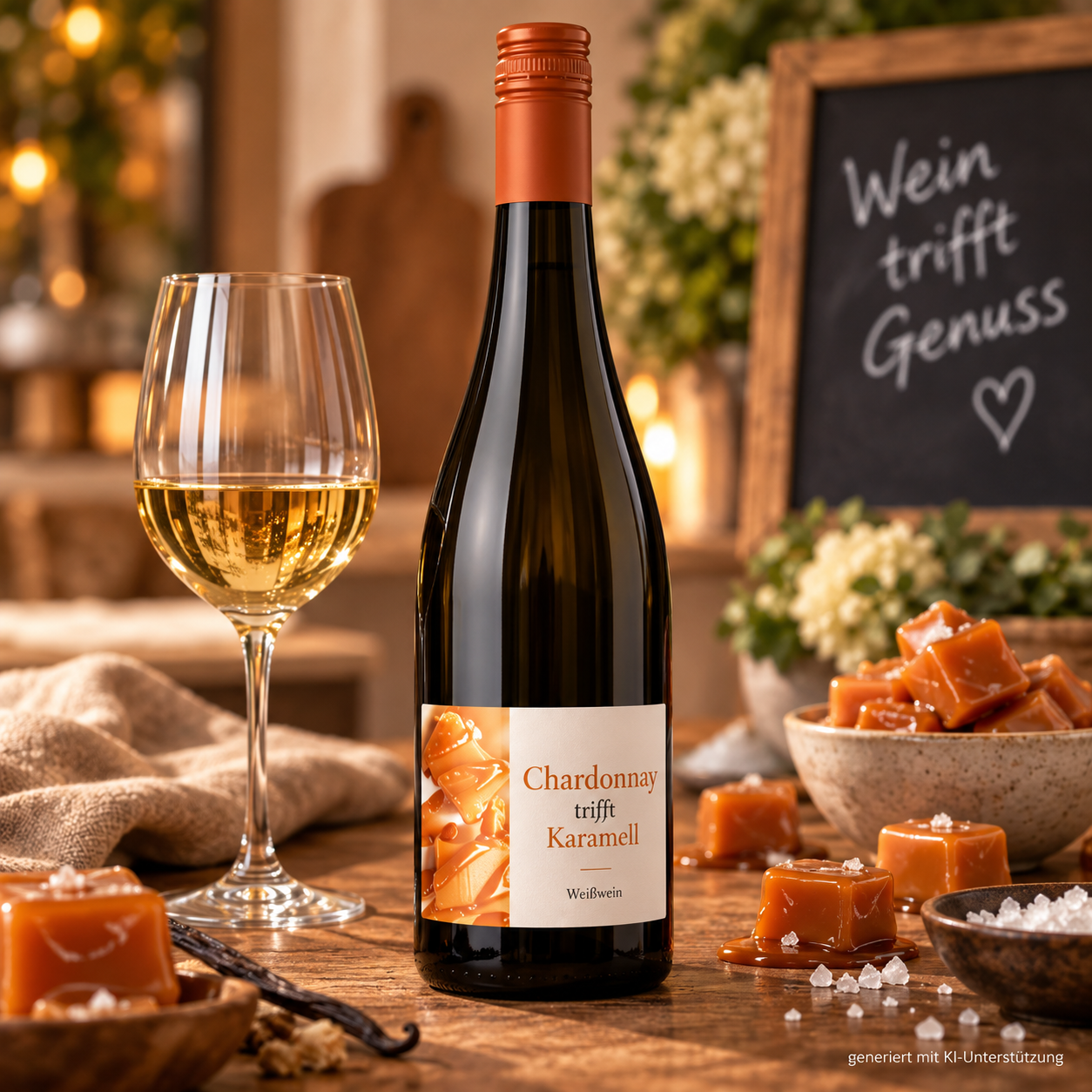 Chardonnay trifft Karamell - 10% vol. - 500ml