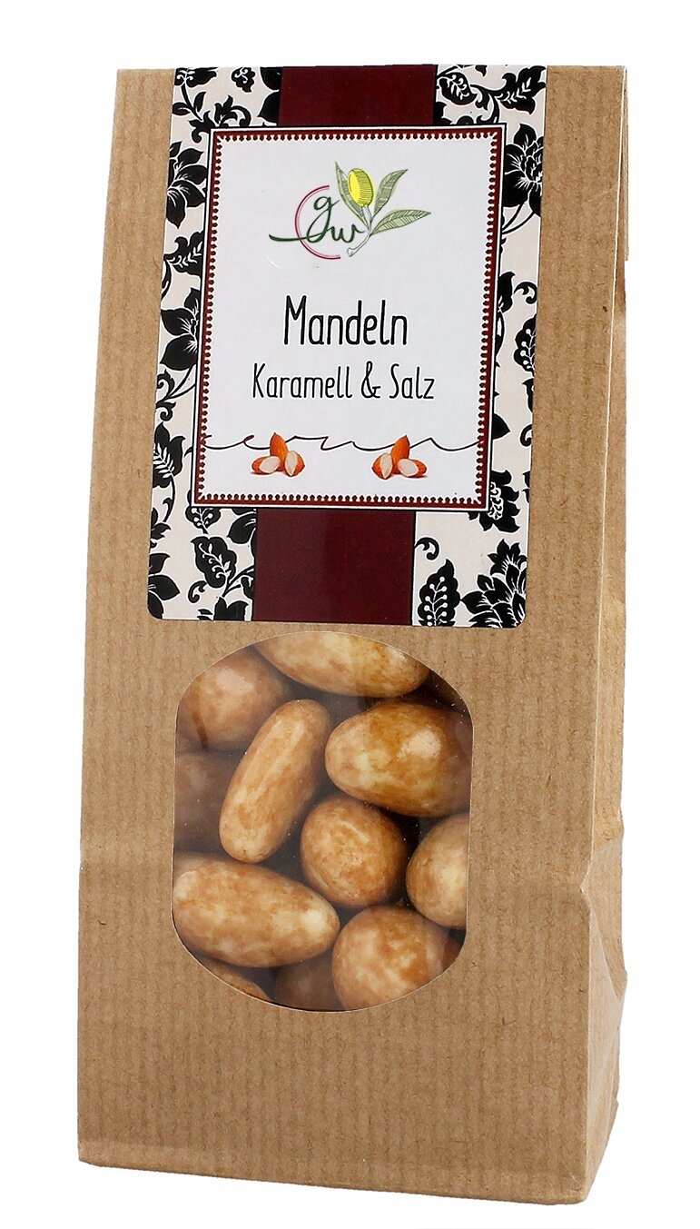 Mandeln mit Karamell & Meersalz - 150g