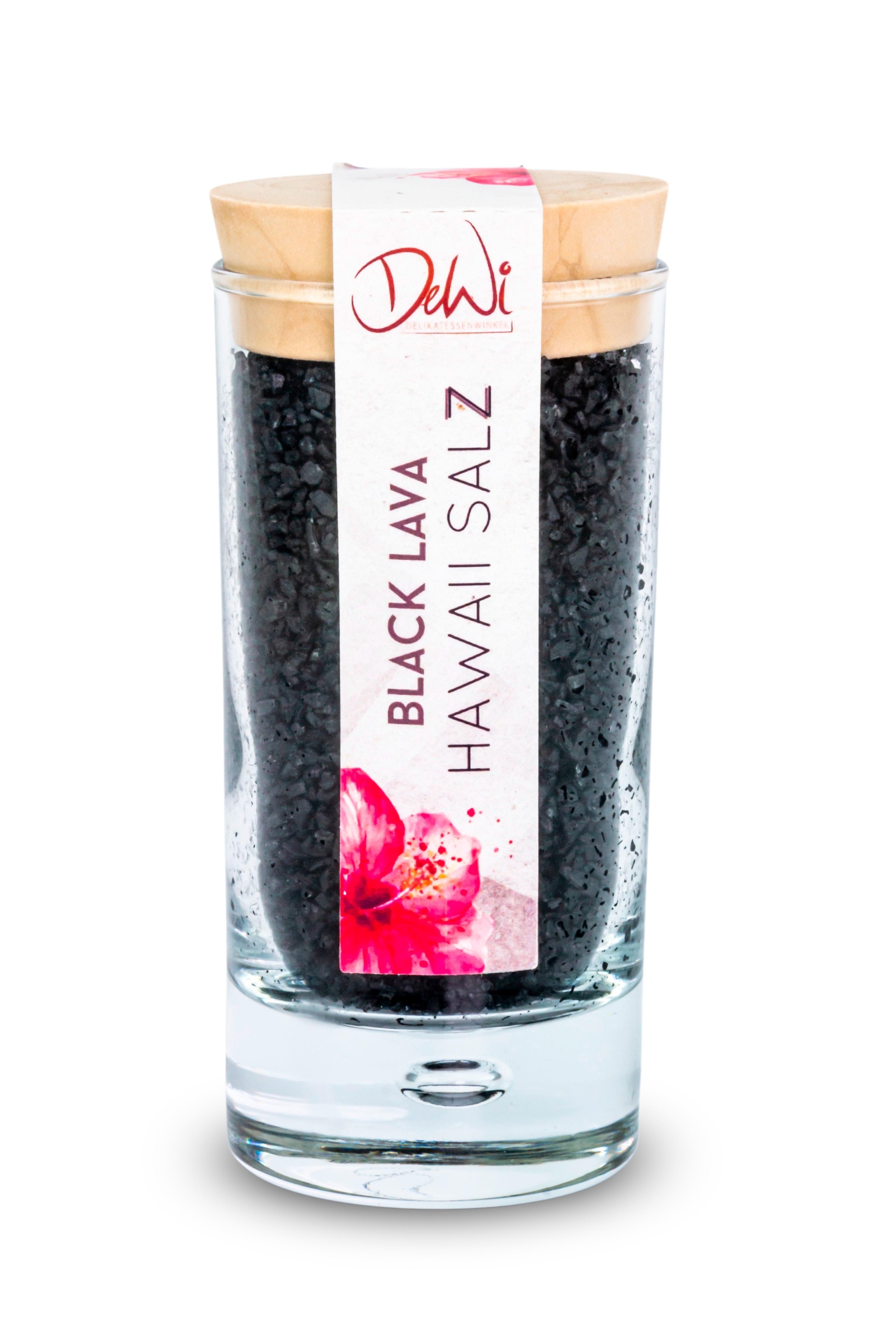 Schwarzes Hawaiisalz - Black Lava - 85g