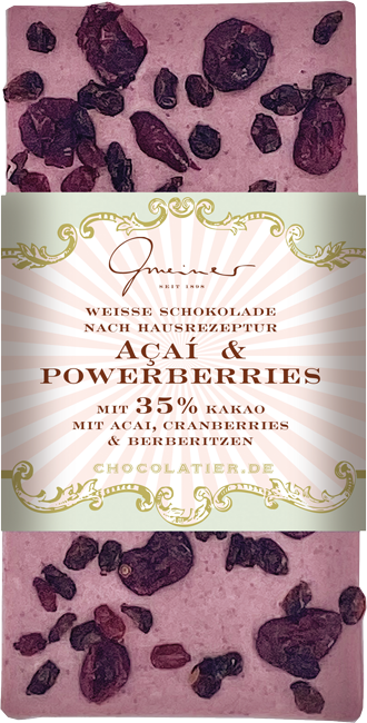 ACAI Powerberries weisse Schokolade - 35% - 100g