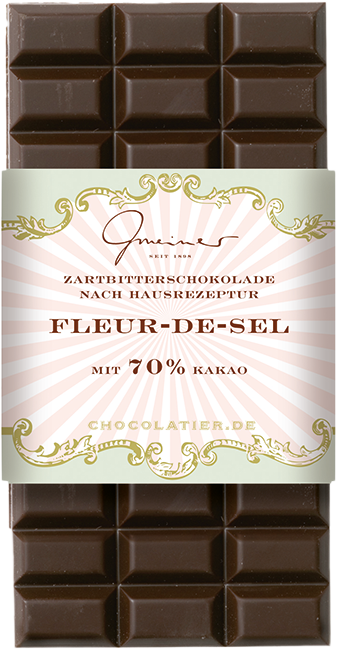 Fleur de Sel Zartbitter Schokolade - 70% - 100g