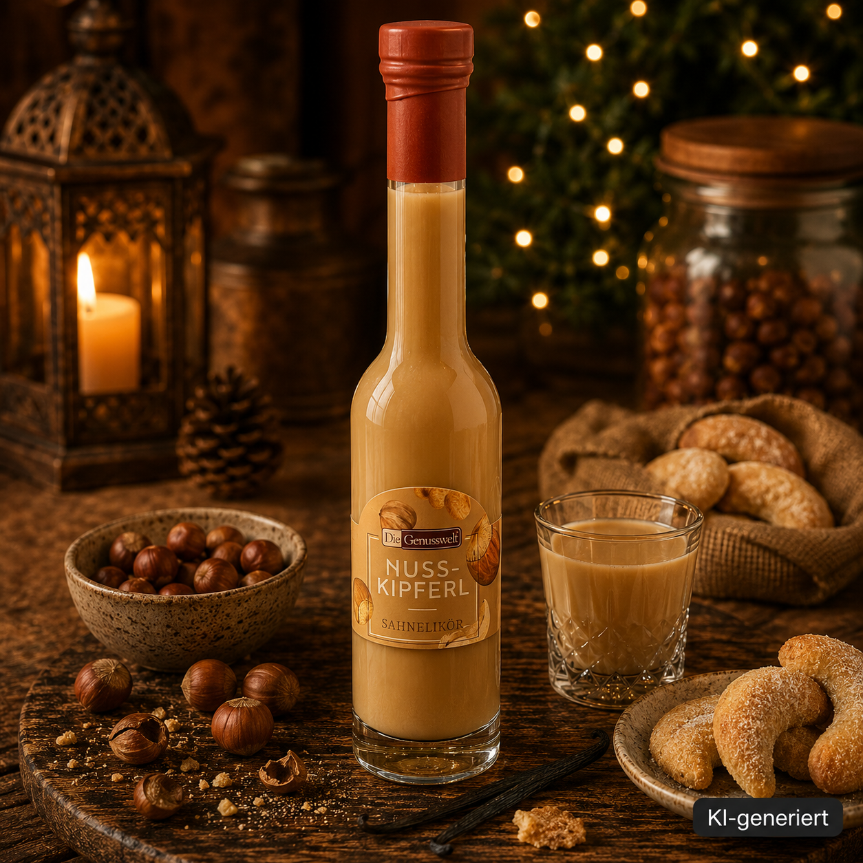 Nusskipferl Sahnelikoer - 17% vol. - 200ml