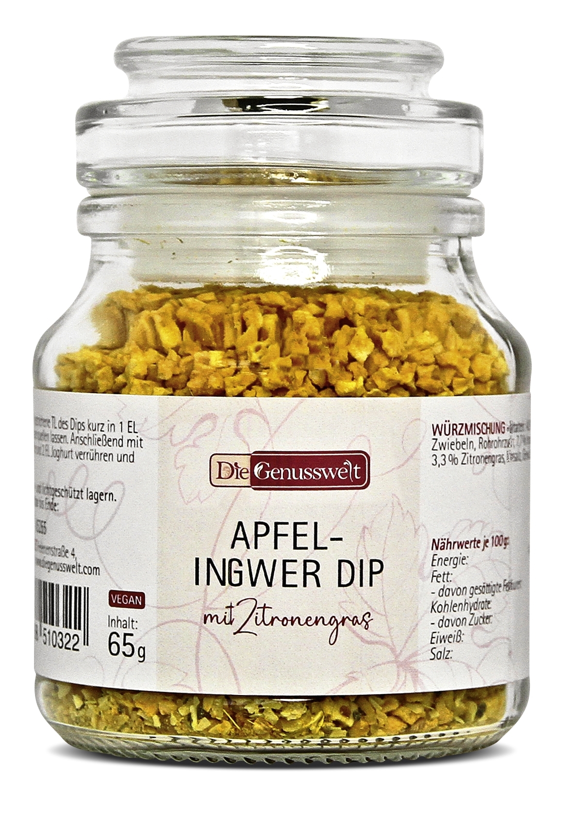 Apfel Ingwer Dip - 65g