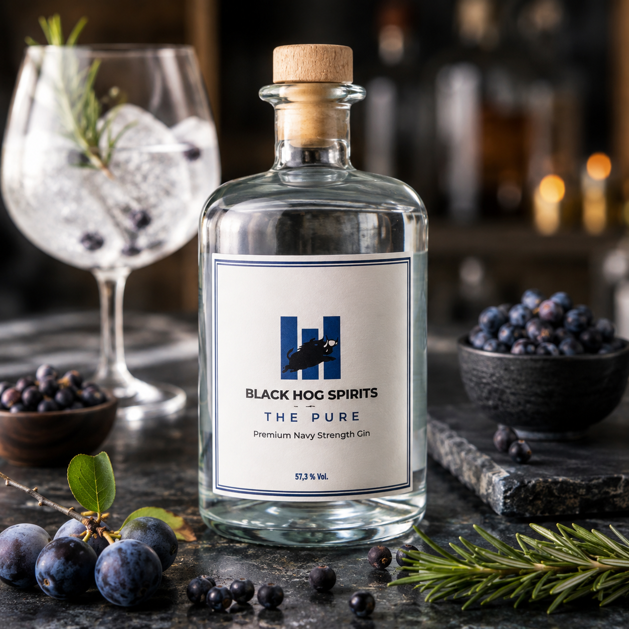 THE PURE - Baltic Navy Strength Gin - 57,3% vol. - 500ml