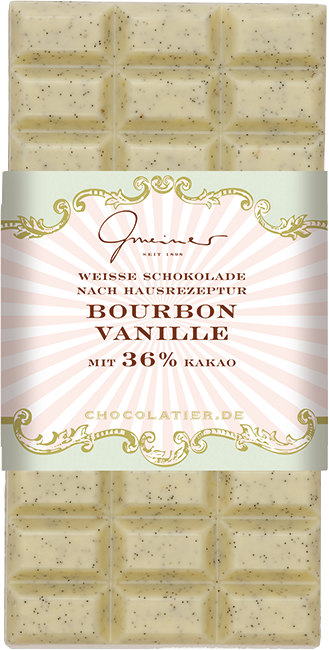 Bourbon Vanille Schokolade - 36% - 100g